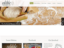 Tablet Screenshot of ediblewasatch.com